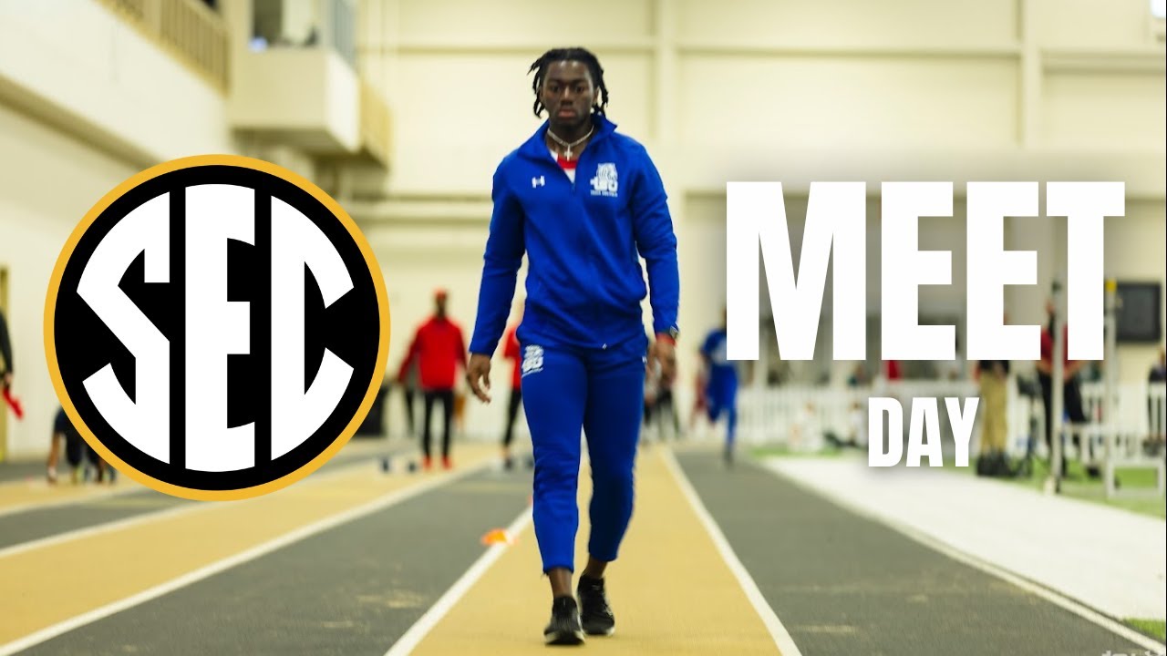 Day In The Life Of A D1 Track Athlete | FIRST SEC MEET!!!