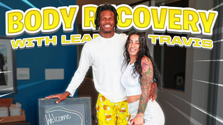 After Game Recovery :  Travis Hunter And Leanna