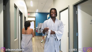 After Game Recovery :  Travis Hunter And Leanna