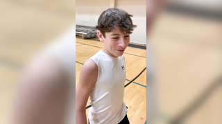 Basketball Prodigy in the making (he’s up next)