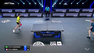 Hugo Calderano vs Felix Lebrun | MS Final | WTT Star Contender Goa 2024