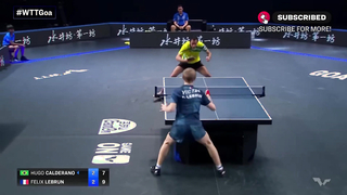 Hugo Calderano vs Felix Lebrun | MS Final | WTT Star Contender Goa 2024