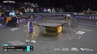 Timo Boll vs Tomokazu Harimoto | MS Final | WTT Contender Doha 2024