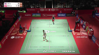 Lee Zii Jia takes to the court against Ng Ka Long Angus