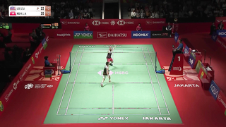 Lee Zii Jia takes to the court against Ng Ka Long Angus