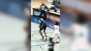 Presbyterian Basketball :Jonah Pierce with the Monster Slam from Sage Teel