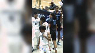 Presbyterian Basketball :Jonah Pierce with the Monster Slam from Sage Teel