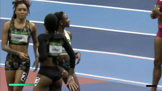 Tobi Amusan powers to 7.77 area record | World Indoor Tour 2024