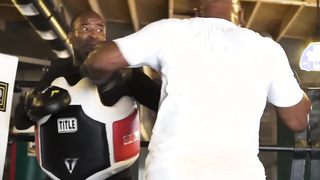 Mike Tyson Gets In Some Training