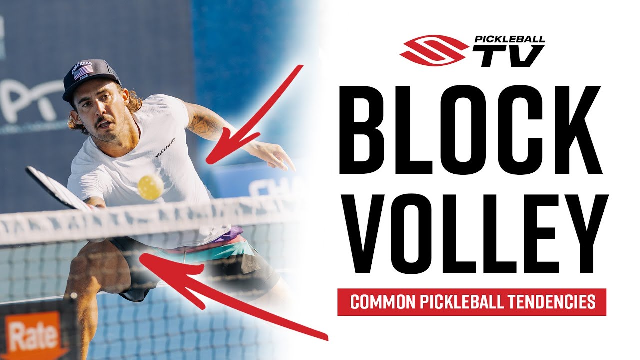 Master the BLOCK VOLLEY in Pickleball To Handle Your Opponent's Drive  - Tyson McGuffin Pickleball