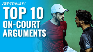 Top 10 On-Court ATP Tennis Arguments!