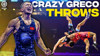 5 Minutes of Crazy Greco-Roman Wrestling Throws!