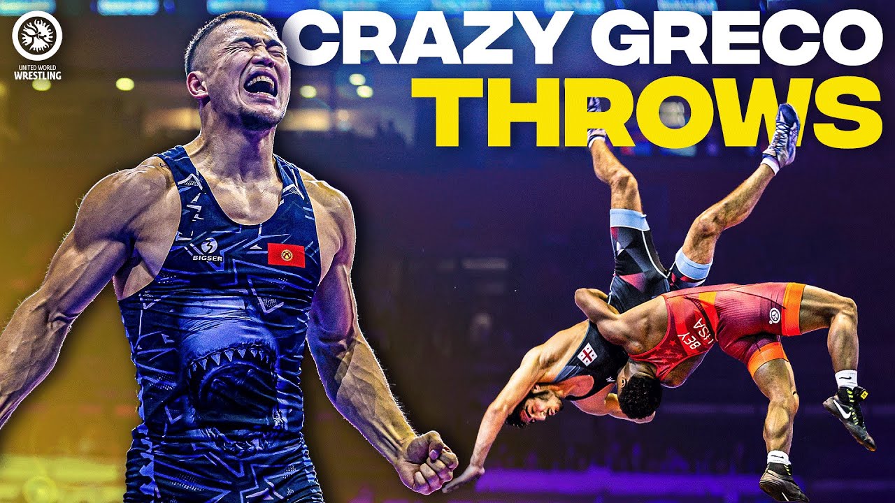 5 Minutes of Crazy Greco-Roman Wrestling Throws!