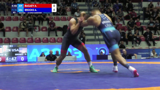 Arslan BAGAEV (AIN) vs. Aaron Marquel BROOKS (USA) | U23 World Championships 2023 | Semi Final | FS