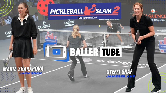 Steffi Graf & Maria Sharapova : Legends Collide in Pickleball Slam 2