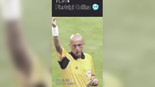 Pierluigi Collina vs referees today