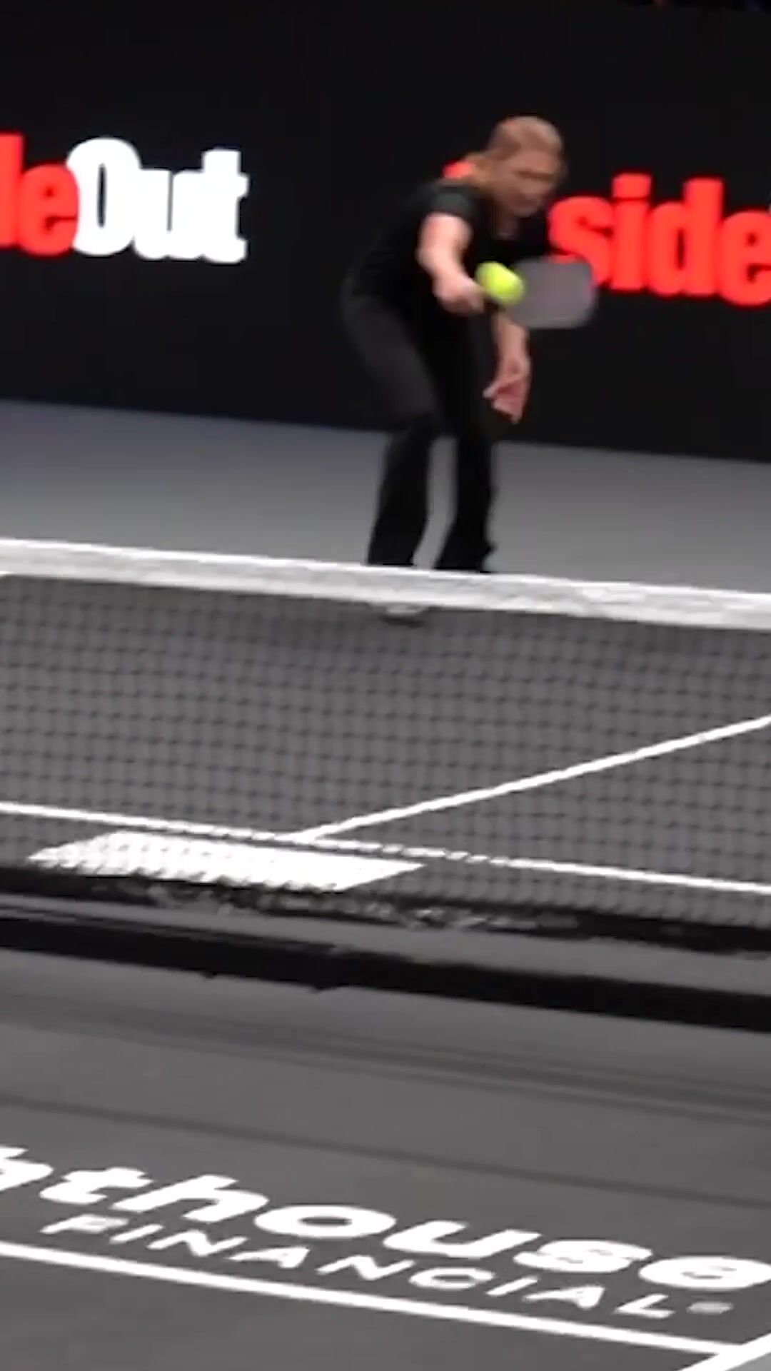 Epic Showdown at Pickleball Slam Round 2: Graf and Sock Clash with Sharapova and Blake