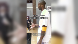 Kobe Bryant Teaches simple but effective tactic on defense