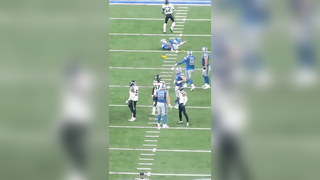 Jared Goff with a fake so good he baited a late hit and a sack celebration