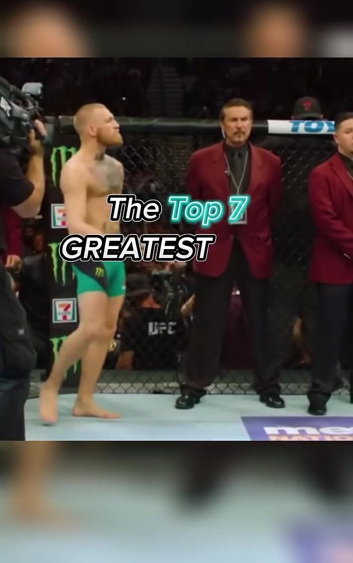 The Top 7 GREATEST MMA Fighters of All Time