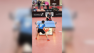 Majestic Table Tennis Mastery: A Dazzling Display of Defensive Magic