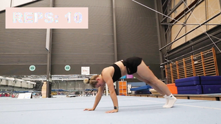 GYMNASTICS CONDITIONING | Full body, real time workout