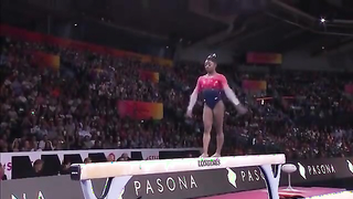 Simone Biles Breaks U.S. Women Gymnastics Team Record.
