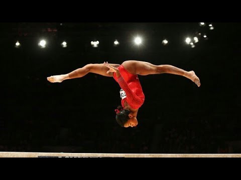 Simone Biles Breaks U.S. Women Gymnastics Team Record.