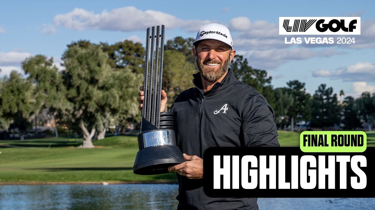 LIV Golf Las Vegas Showdown: Dustin Johnson Secures Individual Title as Smash GC Claims Team Victory | Final Round Highlights