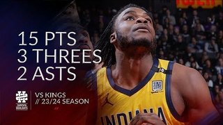 Rising Star Alert: Jarace Walker Shines with 15 Points, 3 Threes, and 2 Assists vs. Kings (23/24 Season)