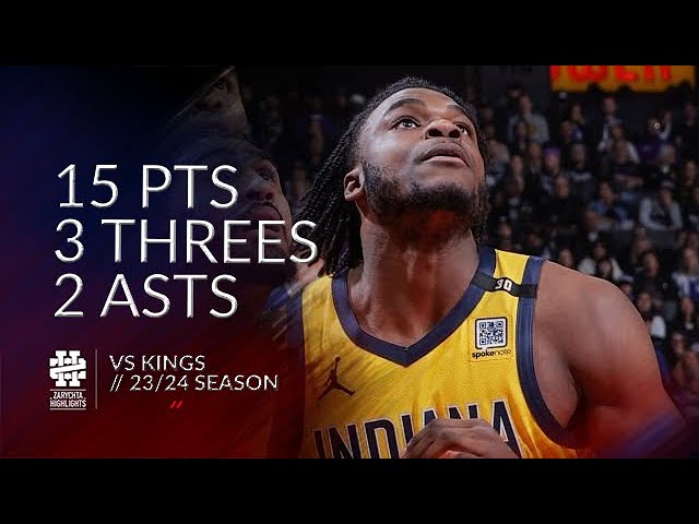 Rising Star Alert: Jarace Walker Shines with 15 Points, 3 Threes, and 2 Assists vs. Kings (23/24 Season)