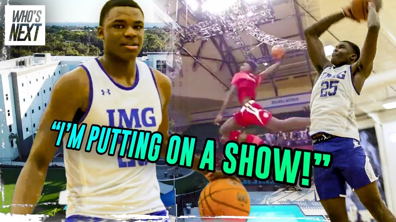 Phenom Alert: Jarace Walker, the 9th Grader Dunking from the Free Throw Line - IMG Academy's Next Superstar!