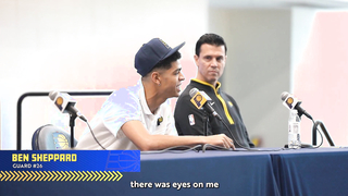 Jarace Walker and Ben Sheppard First Day in Indiana | Indiana Pacers