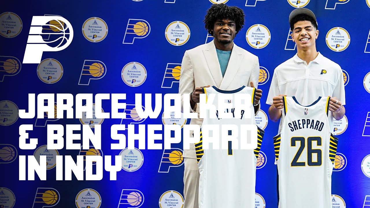 Jarace Walker and Ben Sheppard First Day in Indiana | Indiana Pacers