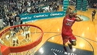 Unbelievable Aerial Prowess: James 'Flight' White Cocks It Back From the Free Throw Line with Two Hands