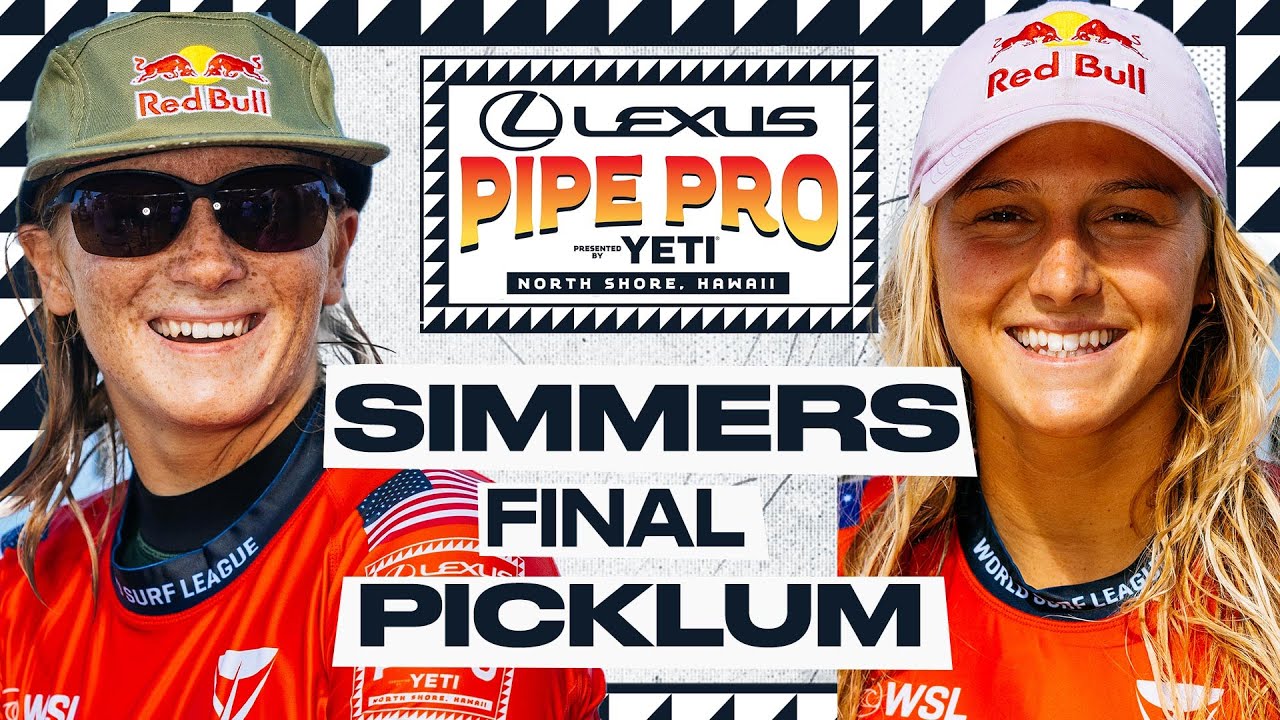 Caitlin Simmers vs. Molly Picklum | Lexus Pipe Pro presented by YETI - Final Heat Replay