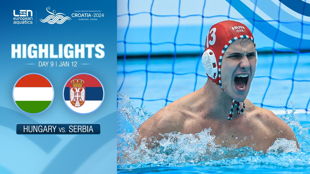 Hungary vs. Serbia | Quarter Finals Highlights | European Water Polo Championships 2024