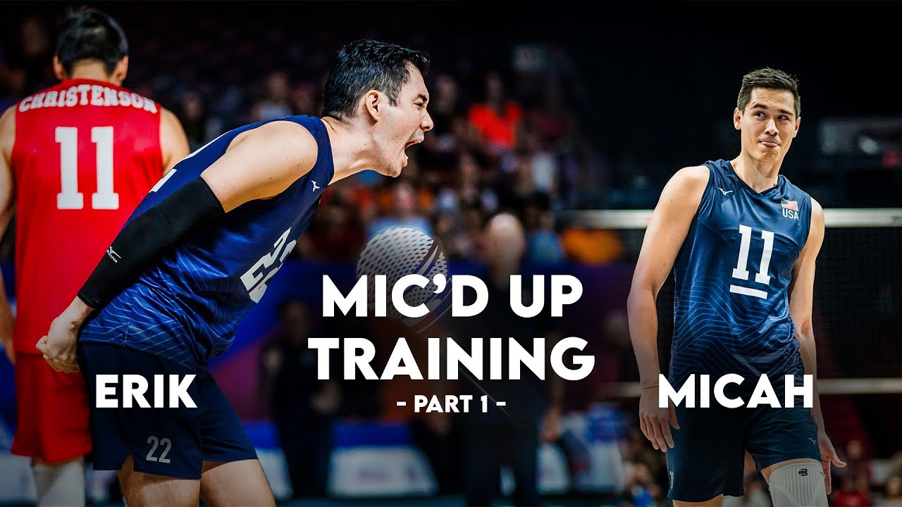 Micah Christenson Mic'd Up | USA Men's Volleyball Practice in California
