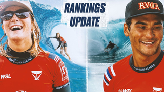 Championship Tour Rankings : Phenoms Take The Top Spots, Will wear Yellow At Sunset