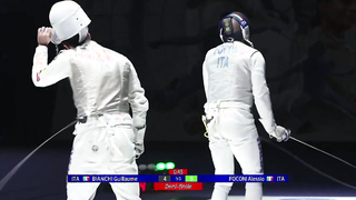 Paris World Cup 2024 Men's Foil Semifinals and Gold Medal Highlights