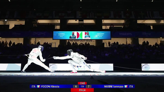 Paris World Cup 2024 Men's Foil Semifinals and Gold Medal Highlights