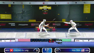 CHEUNG Ka Long vs Nick ITKIN - 2024 Turin Grand Prix Semi-Final Highlights | Hong Kong Fencer Shines