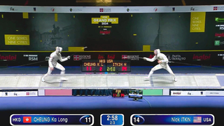 CHEUNG Ka Long vs Nick ITKIN - 2024 Turin Grand Prix Semi-Final Highlights | Hong Kong Fencer Shines