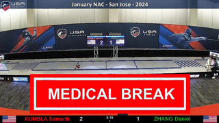 Thrilling Showdown: Junior Men's Foil Final - Kumbla vs. Zhang (San Jose, CA - 2024)