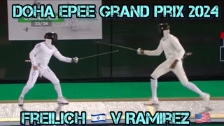 Epic Clash: Yuval Shalom FREILICH vs. Yeisser RAMIREZ - Men’s Epee Semi-Final | Doha Epee Grand Prix 2024
