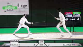 Epic Clash: Yuval Shalom FREILICH vs. Yeisser RAMIREZ - Men’s Epee Semi-Final | Doha Epee Grand Prix 2024