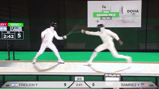 Epic Clash: Yuval Shalom FREILICH vs. Yeisser RAMIREZ - Men’s Epee Semi-Final | Doha Epee Grand Prix 2024