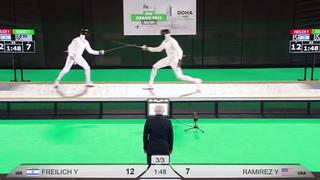 Epic Clash: Yuval Shalom FREILICH vs. Yeisser RAMIREZ - Men’s Epee Semi-Final | Doha Epee Grand Prix 2024