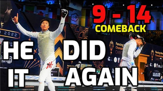 Cheung Ka Long's Incredible Comeback vs. Alexander Choupenitch - Olympic Foil Fencing Highlights