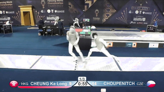 Cheung Ka Long's Incredible Comeback vs. Alexander Choupenitch - Olympic Foil Fencing Highlights